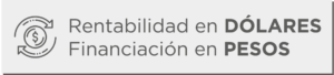 Rentabilidad en Dólares. Financiación en Pesos.