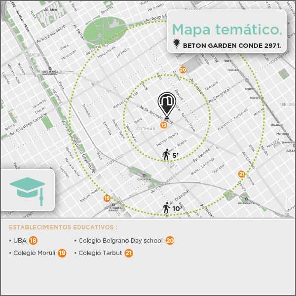 Muy cerca de establecimientos educativos de excelencia.