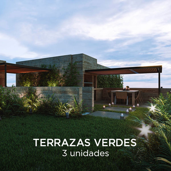 Terrazas verdes de calidad y estilo en el barrio de Coghlan.